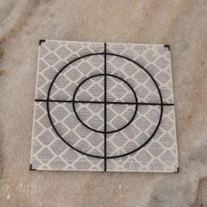 Mätreflex 4x4 cm - Vit